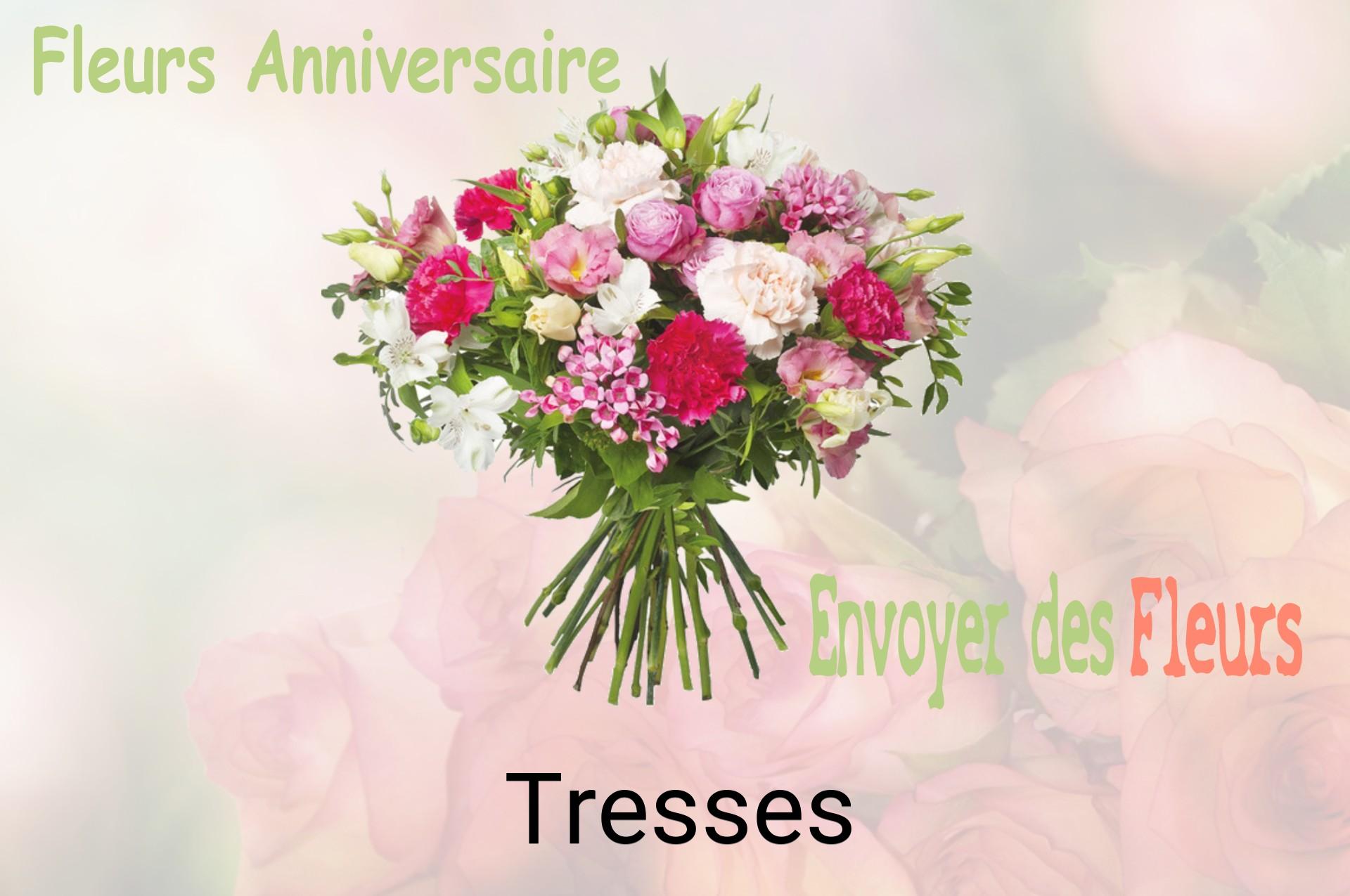 Bouquet de fleurs d’anniversaire livré à Tresses